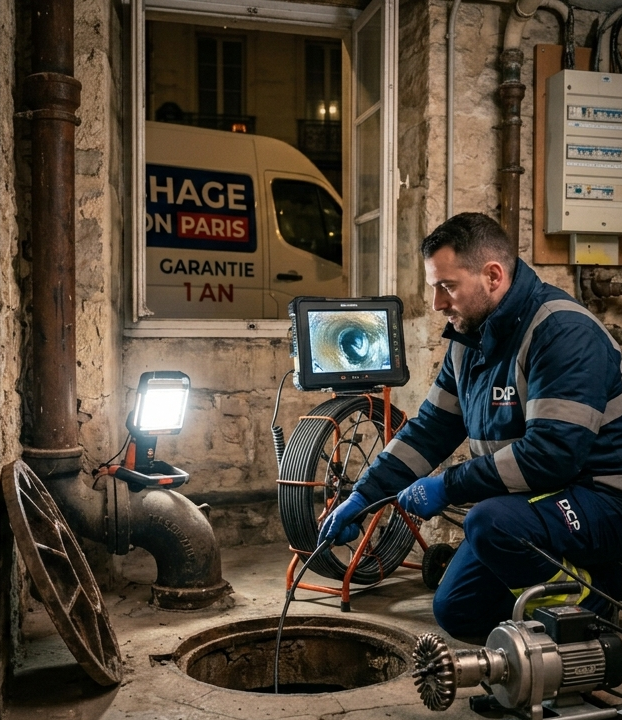 Inspection caméra canalisation Paris